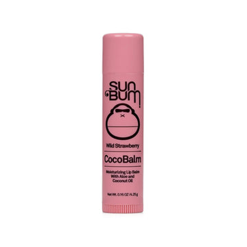 Sun Bum Wild Strawberry Cocobalm | Hydrating Lip Balm With Aloe | Paraben Free, Silicone Free,| 0.15Oz Stick