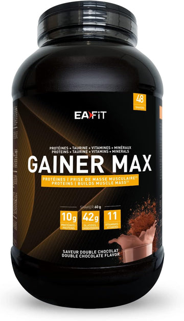 Eafit Muscle Construction Gainer Max 2.9Kg - Double Chocolate