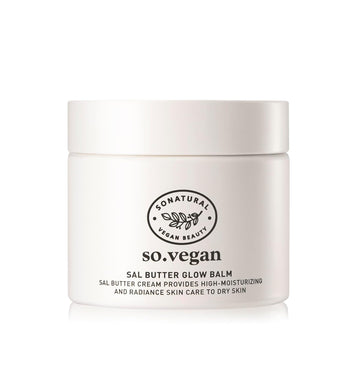 So'Natural Powder4Room Sal Butter Glow Balm, 2.36 Fl Oz (70Ml) | Dry Skin | Dry Skin Cream | Cream For Dry Skin | Moisturizing Cream | Moisturizing Cream For Dry Skin