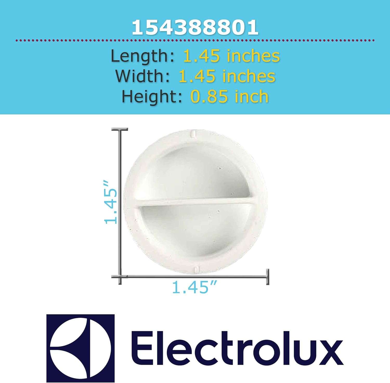 Electrolux 154388801 Frigidare Rinse Aid Dispenser Cap : Health & Household