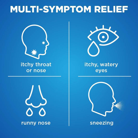 Amazon Basic Care Loratadine Orally Disintegrating Tablets, 10 Mg, Antihistamine, Allergy Medicine, 24 Hour Relief, 30 Count