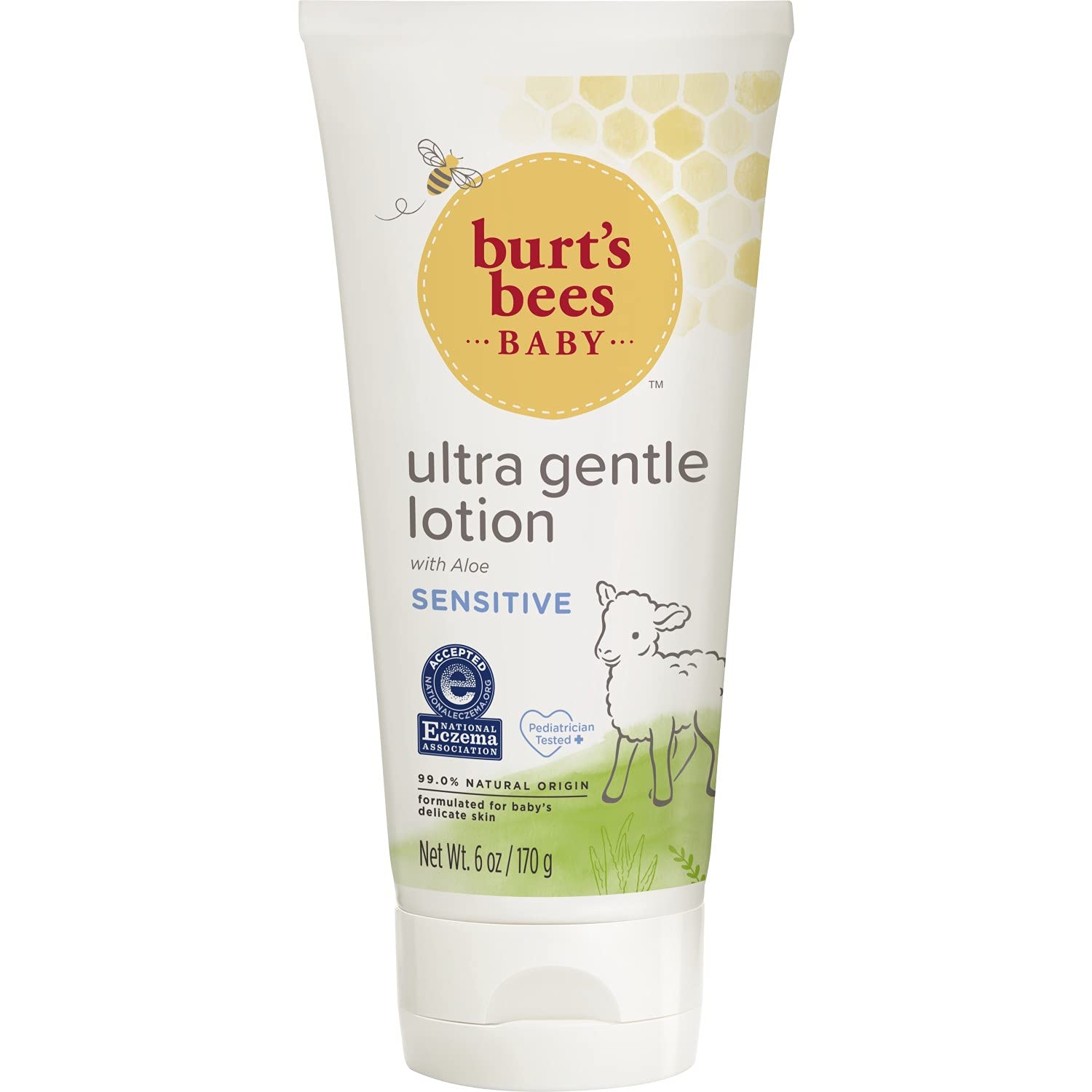 Burt's Bees Baby Ultra Gentle Lotion for Sensitive Skin - 6 Ounces - Pack of 3