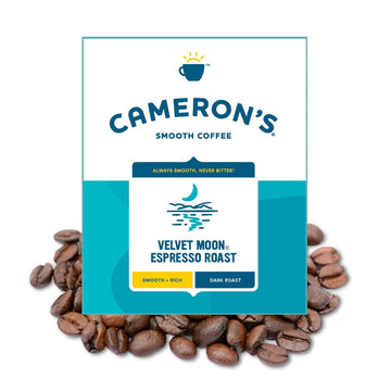 Cameron'S Coffee Velvet Moon Espresso Roast Whole Bean Coffee, Dark Roast, 100% Arabica, Bulk, 4-Pound Bag, (Pack Of 1)