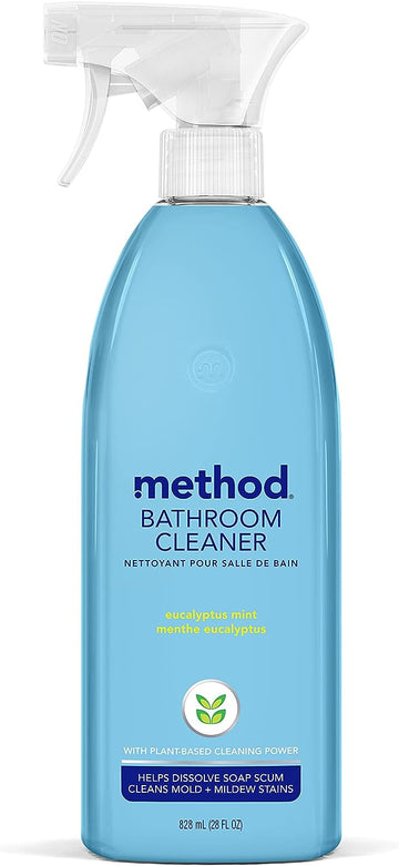 Method Bathroom Cleaner, Removes Mold + Mildew Stains, Eucalyptus Mint, 28 Fl Oz