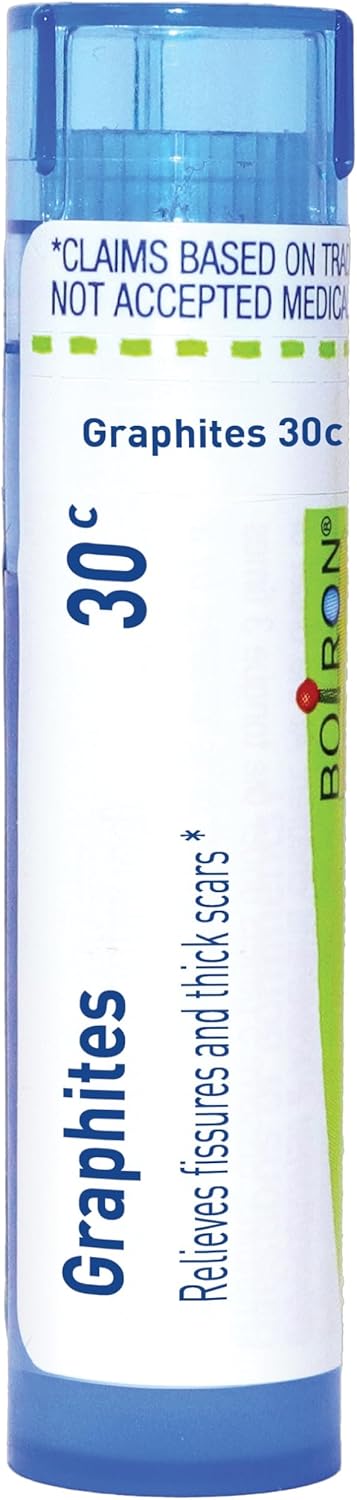 Boiron Graphites 30C Homeopathic Medicine For Fissures & Thick Scars - 80 Pellets