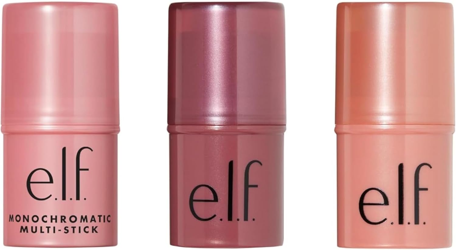 e.l.f. Monochromatic Multi-Stick Trio, Set of 3, Includes Dazzling Peony, Sparkling Rose & Glistening Peach : Amazon.co.uk: Beauty