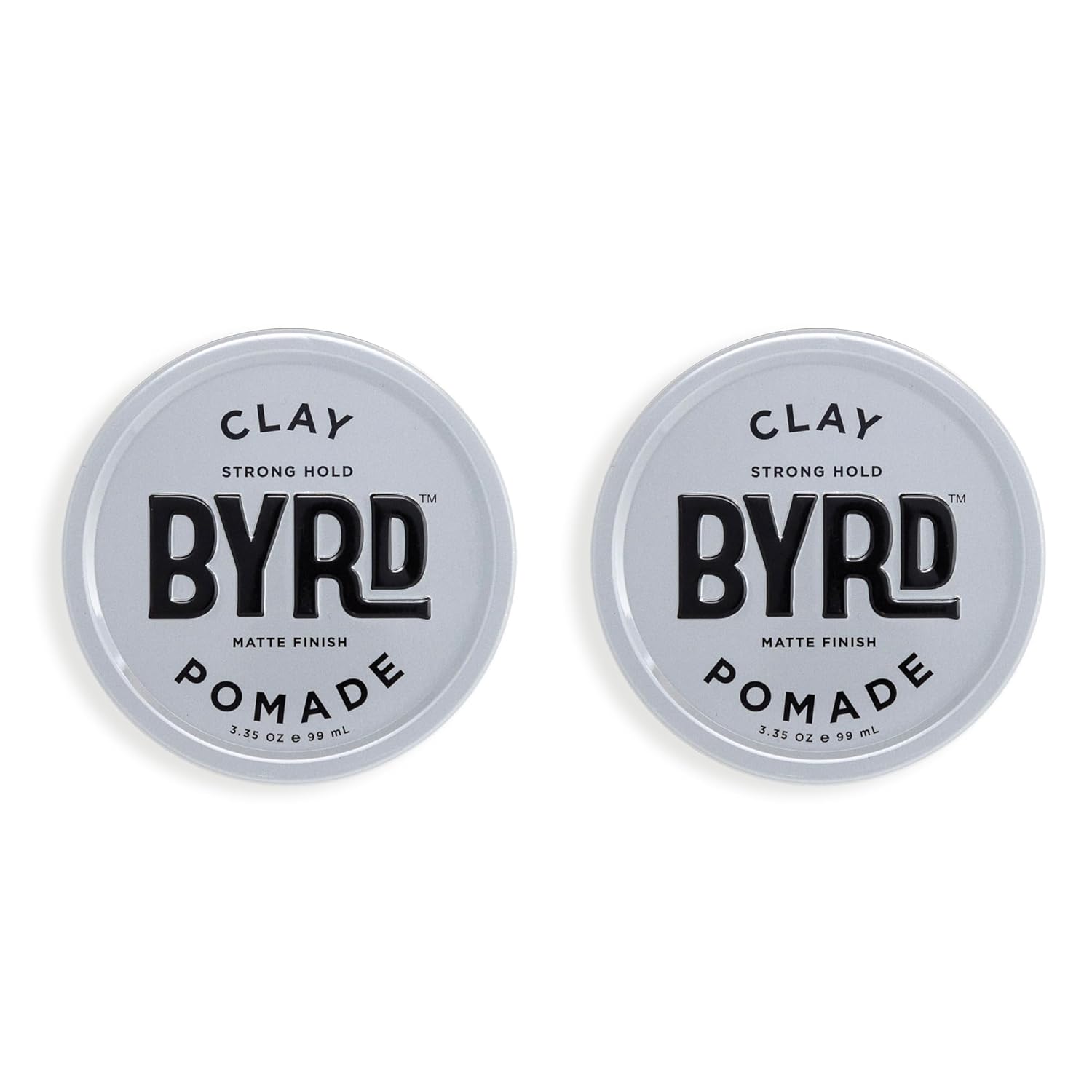 Byrd Hair Matte Pomade - Medium Hold, No Sheen, For All Hair Types, Mineral Oil & Paraben Free, Phthalate & Sulfate Free, Cruelty-Free, Water Based, 3.35Oz : Beauty & Personal Care