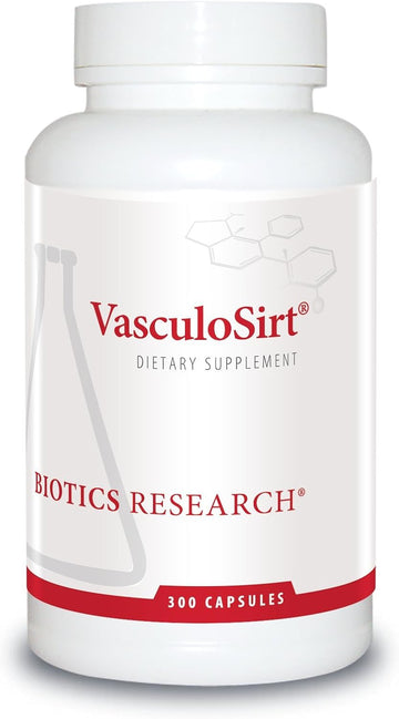 Biotics Research Vasculosirt– Formulated With The Assistance Of Mark Houston, Md, Cardiovascular And Healthy Support For Healthy Blood Flow Support, Coq10, Gingko (300 Caps)