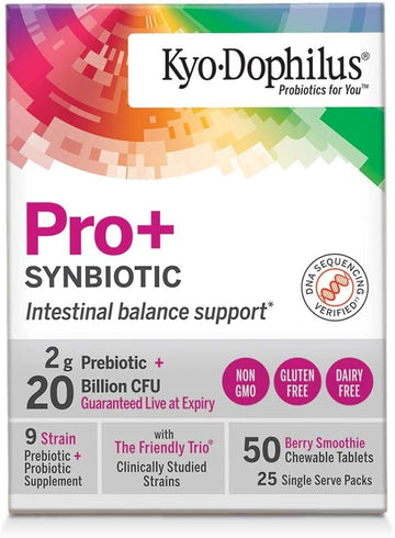 Pro+ Synbiotic, 50 Chewable Tablets