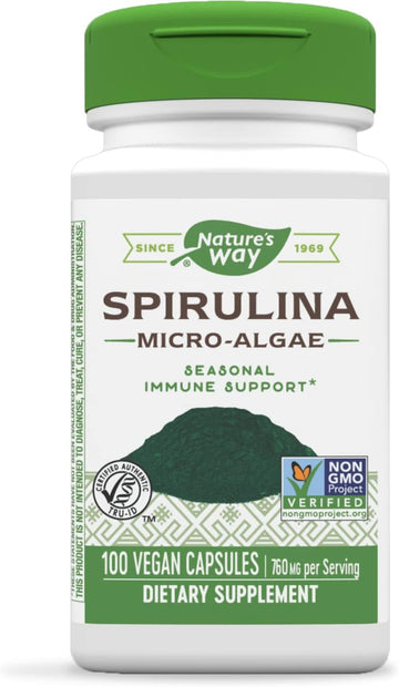 Nature's Way Spirulina Micro-Algae, 760 mg per serving