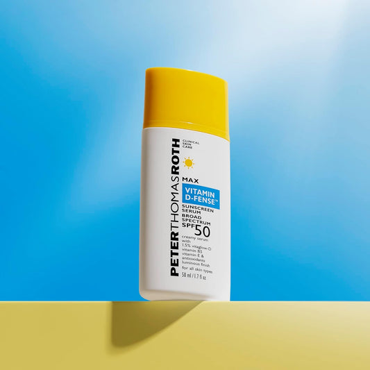 Peter Thomas Roth | Max Vitamin D-Fense Sunscreen Serum Broad Spectrum Spf 50, Sunscreen Serum For Face, Spf Moisturizer