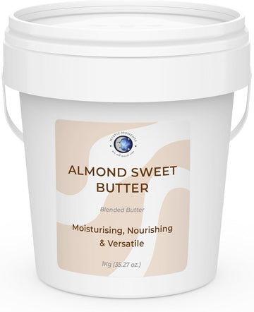 Mystic Moments | Almond Blended Butter 1Kg - Natural Cosmetic Butters Vegan GMO Free