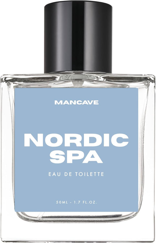ManCave Nordic Spa Men's EDT 50ml, Lavender Sage Cedar Men Cologne, Men Fragrance, Aftershave, Perfume for him, natural Fragrance, Gifts for dad, long lasting scent : Amazon.co.uk: Beauty