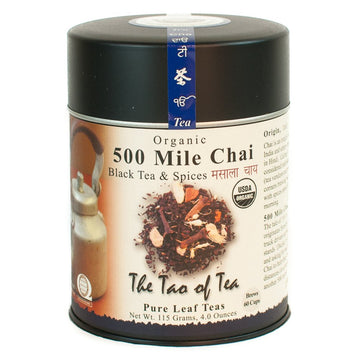 The Tao Of Tea, 500 Mile Chai, 4 Ounce Tin