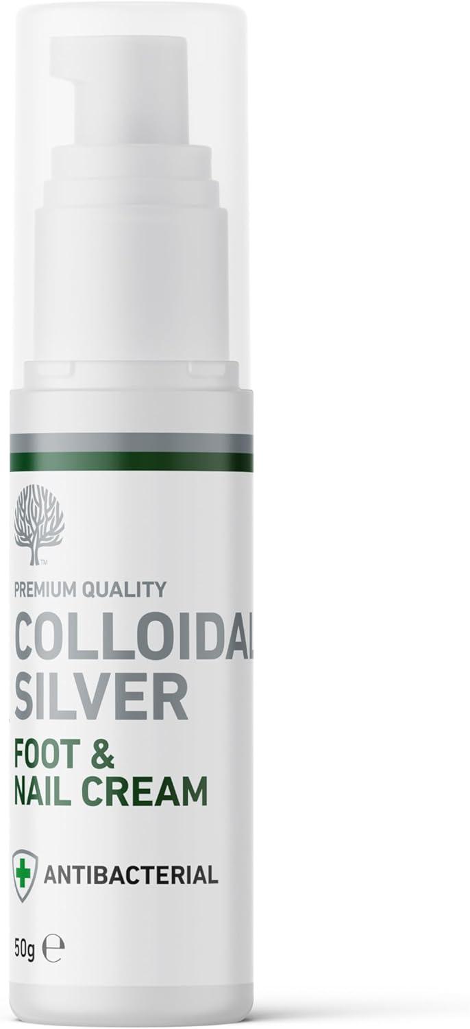 Nature'S Greatest Secret All Natural Antibacterial Colloidal Silver Foot & Nail Cream 50G