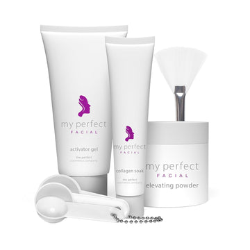 My Perfect Facial - The Perfect Cosmetics Company Professional Anti-Ageing Treatment - Instant Lift Firm Tone Reduce Fine Lines Wrinkles Open Pores Improve Texture Discolouration (10 Treatments)