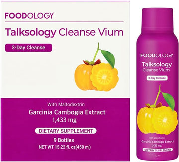 Foodology Talksology Cleanse Vium (3 Days) - Garcinia Cambogia Shots With Vitamin