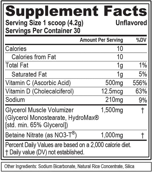 Evl Pumpmode Nitric Oxide Supplement - Nitric Oxide Booster Pump Pre Workout Powder With Glycerol And Betaine For Muscle Recovery Growth And Endurance - Stim Free Pre Workout Drink (Unflavored)