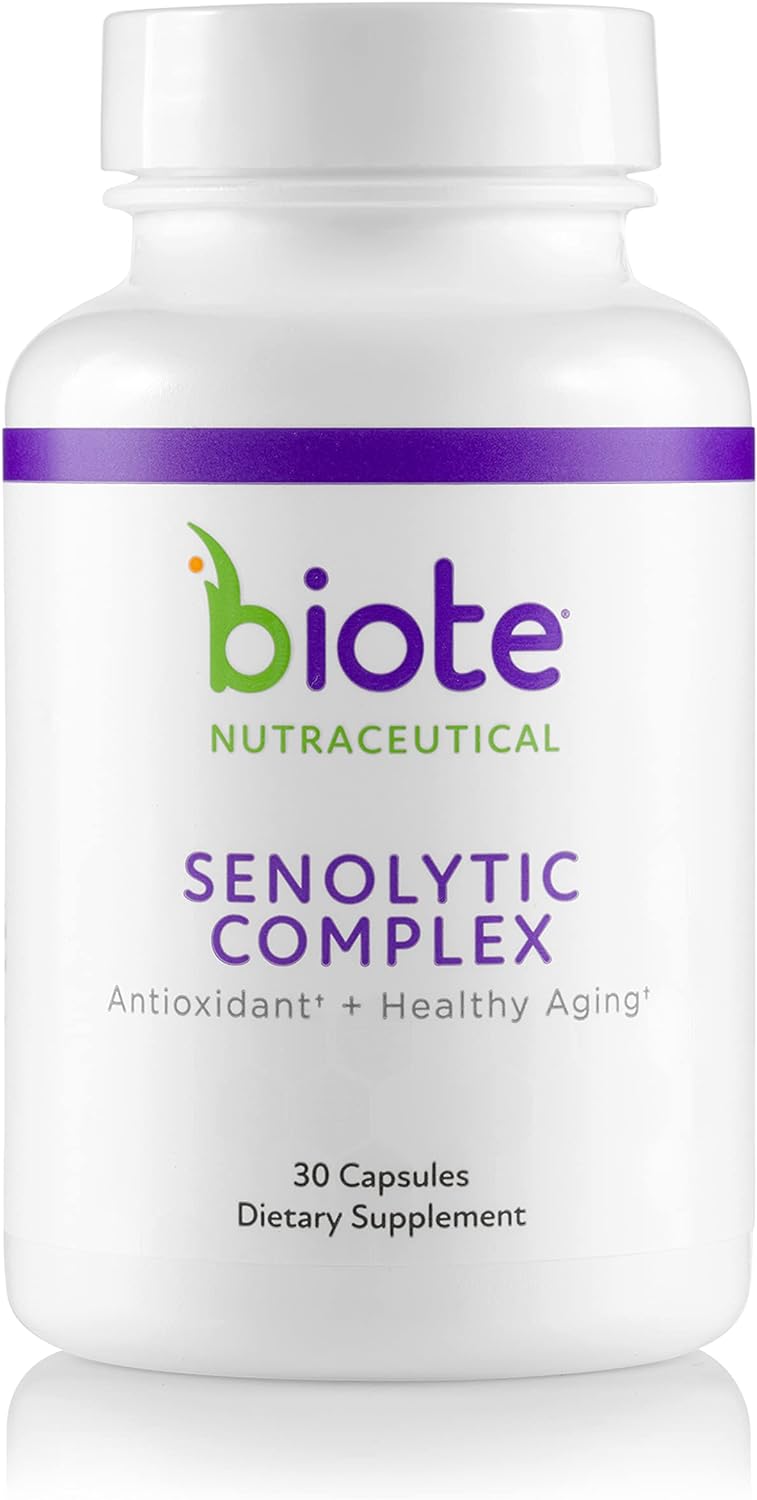 Biote Nutraceuticals - SENOLYTIC COMPLEX - Antioxidants + Healthy Aging (30 Capsules)