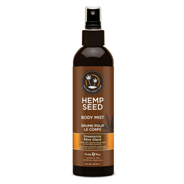 Hemp Seed Body Mist - 8 Fl Oz - Moisturizes, Invigorates & Protects Skin - With Hemp Seed Oil, Chamomile & Aloe Vera - Vegan, Cruelty Free