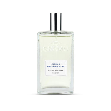 Cremo Citrus & Mint Leaf Cologne Spray, A Cool, Refreshing Scent with Notes of Fresh Mint, Citron, Cedar and Moss, 3.4 Fl Oz