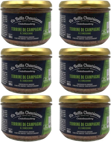 La Belle Chaurienne Farmhouse Terrine 180G X 6