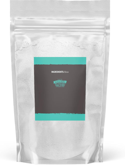 Birch & Meadow Borax, Unscented, Laundry & Cleaning Additive (1 Pound)