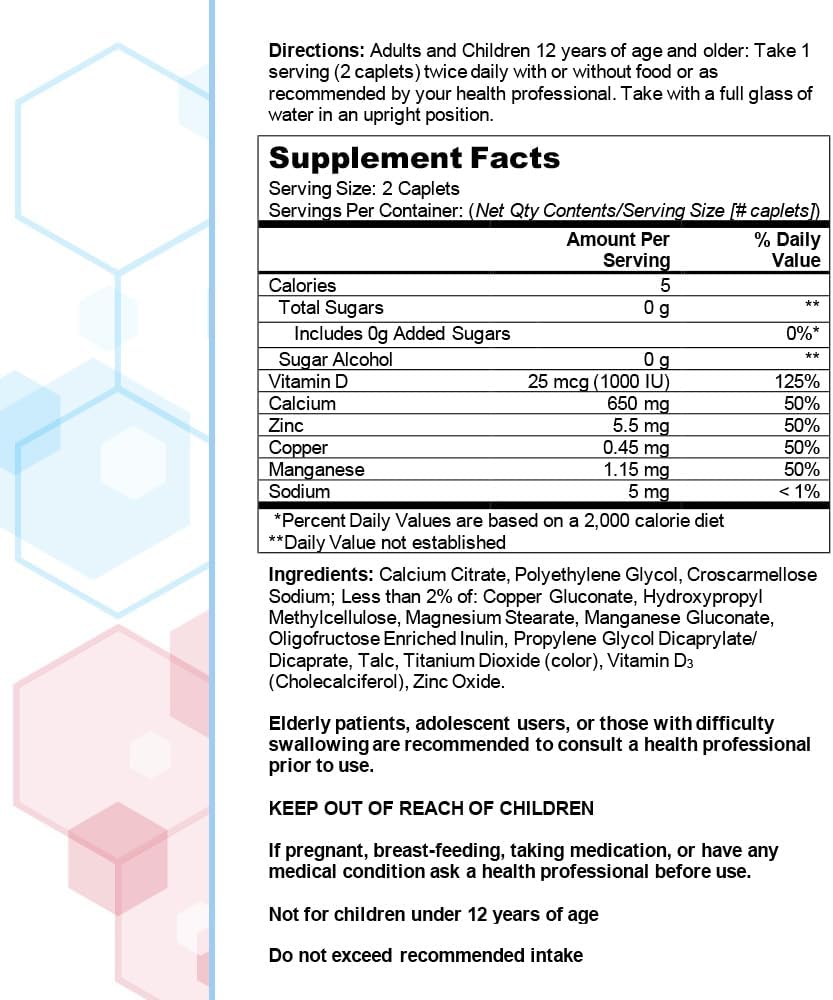 Citracal Maximum Plus, 650 Mg Calcium Citrate, Easily Absorbed And Highly Soluble With 25 Mcg (1000 Iu) Vitamin D3, Bone Health Support, Calcium Supplement For Ages 12+, 120 Count : Health & Household