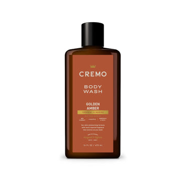 Cremo Rich-Lathering Golden Amber Body Wash For Men, Notes Of Red Currant, Pineapple, Ambergris And Moss, 16 Fl Oz