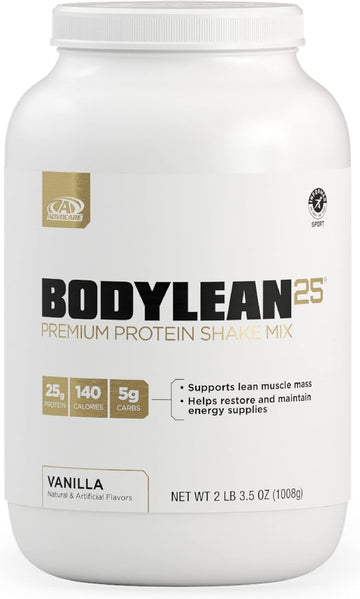 Advocare Bodylean25 - Protein Powder With Whey Protein Isolate - Supports Muscle Building & A Lean Body - Offers Energy Support* - Vanilla, 4.5 Oz