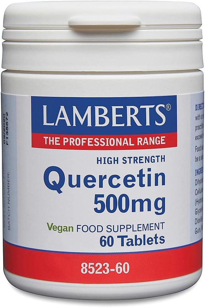 Lamberts Quercetin 500mg – High Strength Flavonoid from Plant Source – Natural Antioxidant – 60 Vegan Tablets : Amazon.co.uk: Health & Personal Care