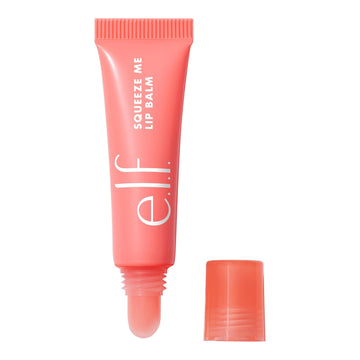 E.L.F. Squeeze Me Lip Balm, Moisturizing Lip Balm For A Sheer Tint Of Color, Infused With Hyaluronic Acid, Vegan & Cruelty-Free, Grape