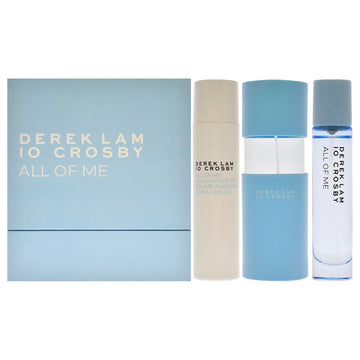Derek Lam All Of Me 3.4Oz Edp Spray, 10Ml Edp Spray, 8Oz Fragrance Mist Women 3 Pc Gift Set