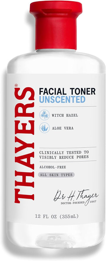 Thayers Milky Face Toner With Snow Mushroom And Hyaluronic Acid - Natural Gentle Facial Toner - Dermatologist Tested - For Dry And Sensitive Skin - 355 Ml