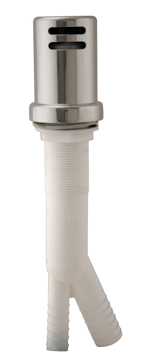 Westbrass A200-1-20 1-3/4" x 2-3/4" Solid Brass Air Gap Cap Kit, Skirted, Stainless Steel