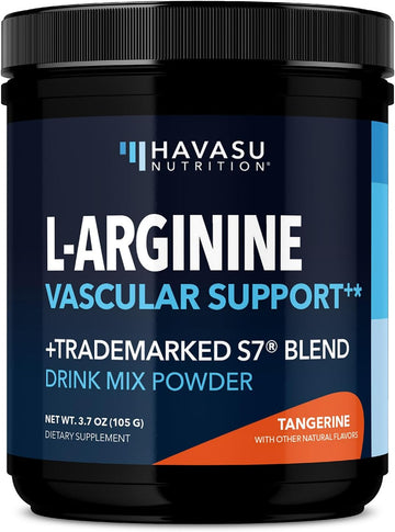 L Arginine Powder Nitric Oxide Supplement For Men And Women - Pre Workout And Post Workout Support With L-Arginine L Citrulline And Organic Beet Root Powder - Endurance And Performance - Tangerine