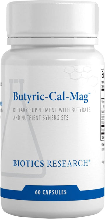 Biotics Research Butyric Cal Mag Intestinal Support, Gut Health, Supports Healthy Pathways, Immune Support 60 Count