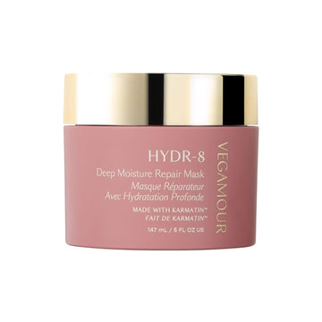 VEGAMOUR HYDR-8 Deep Moisture Repair Mask, Deep Conditioner Hair Mask Formulated Without Sulfates for Dry, Damaged, Frizzy Hair, Floral & Vanilla Scent, 5 fl. oz