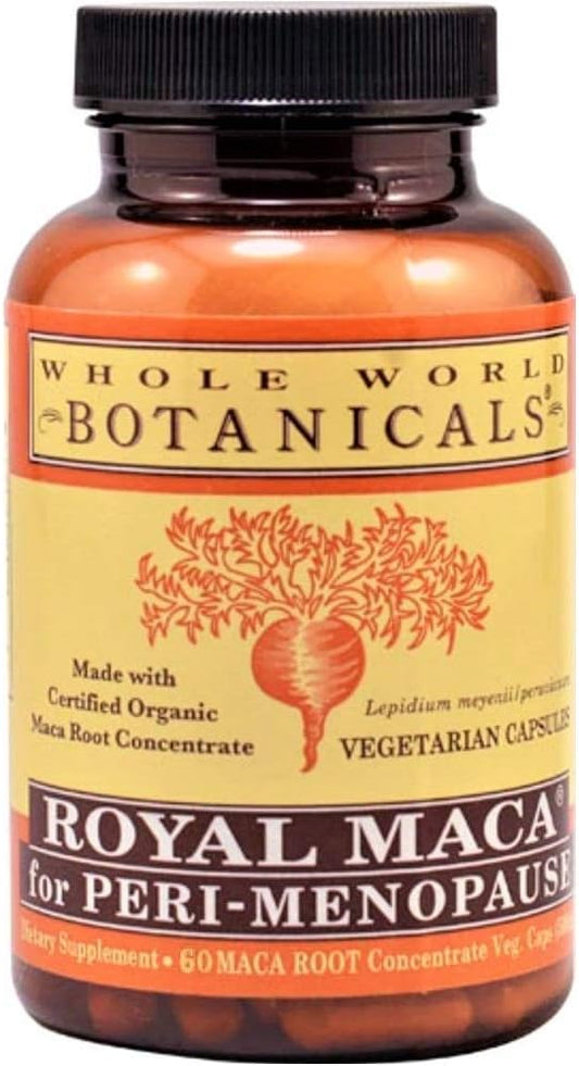 Whole World Botanicals Royal Maca For Peri-Menopause, 60 Ct