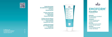 Emoform Sensitive Toothpaste, In Case Of Sensitive Gums, Contains Mineral Salts, With Fluoride, Prevents Tooth Decay