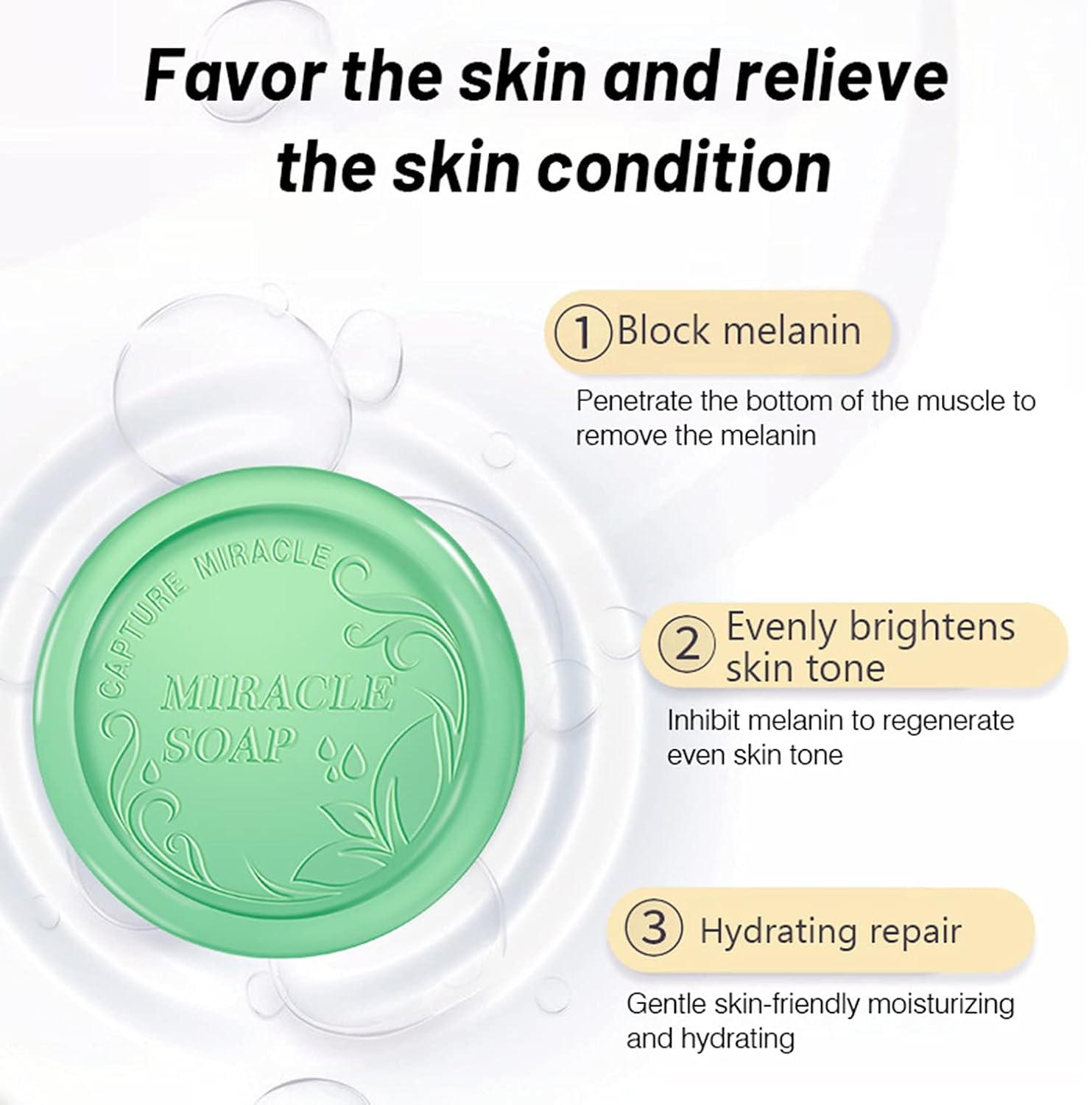Aichun Beauty Handmade Essence Soap Deep Cleaning Moisturizing Repair Oil Control Skincare 100Ml (Argan Oil & Bamboo Charcoal) : Beauty & Personal Care