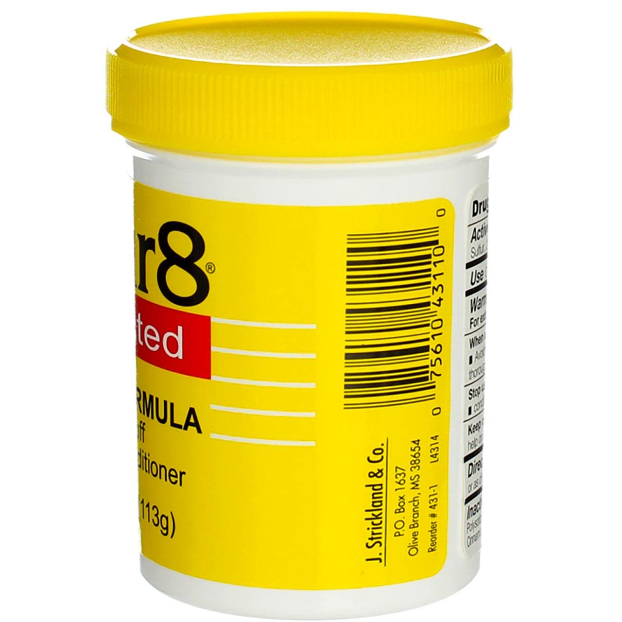 Sulfur-8 Conditioner Original Hair & Scalp Jar 4 Ounce (118Ml) (6 Pack) : Beauty & Personal Care