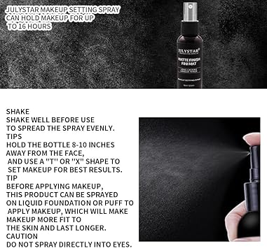 Julystar Refreshing Makeup Toner Portable 50Ml Moisturizing Lasting Clear Makeup Spray