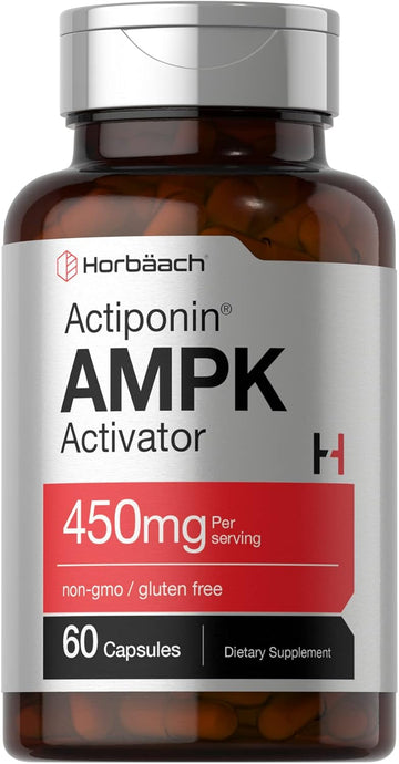 Horbäach Ampk Metabolic Activator 450 Mg | 60 Capsules | Non-Gmo, Gluten Free | Jiaogulan Gynostemma