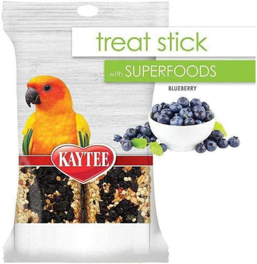 Kaytee Pet Bird Superfood Treat Stick, Blueberry, 5.5 oz : Pet Supplies