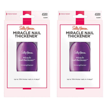 Sally Hansen Nail Treatment Miracle Nail Thickener, 0.45 Fl Oz (Pack Of 2)