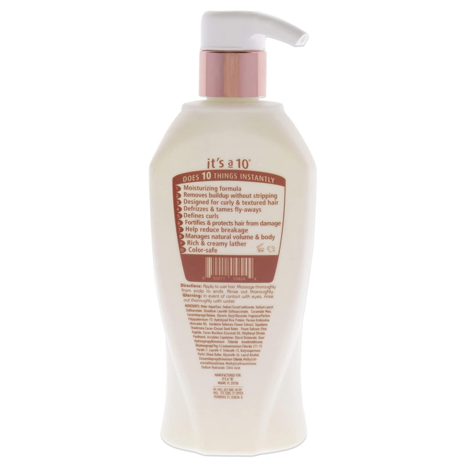 It's a 10 Haircare Miracle Coily Hydrating Shampoo, 10 oz. : Beauty & Personal Care