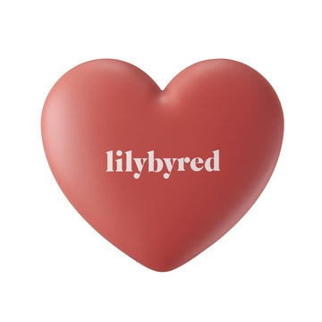 Lilybyred Luv Beam Cheek(Ad) (05_French Marsala) - Heart Shaped Powder Blush With Shimmer, Natural-Looking Flush, Long-Lasting Radiance, Korean Beauty