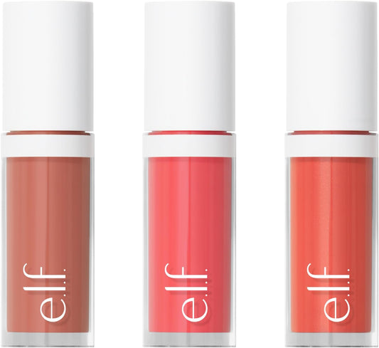 e.l.f. Camo Liquid Blush 3-Pack | Makeup Set for Cheeks, Natural Glow & Dewy Finish, For all Skin Tones, 0.13 Oz (4mL), Vegan | Dusty Rosé, Pinky Promise, Coral Crush : Amazon.co.uk: Beauty