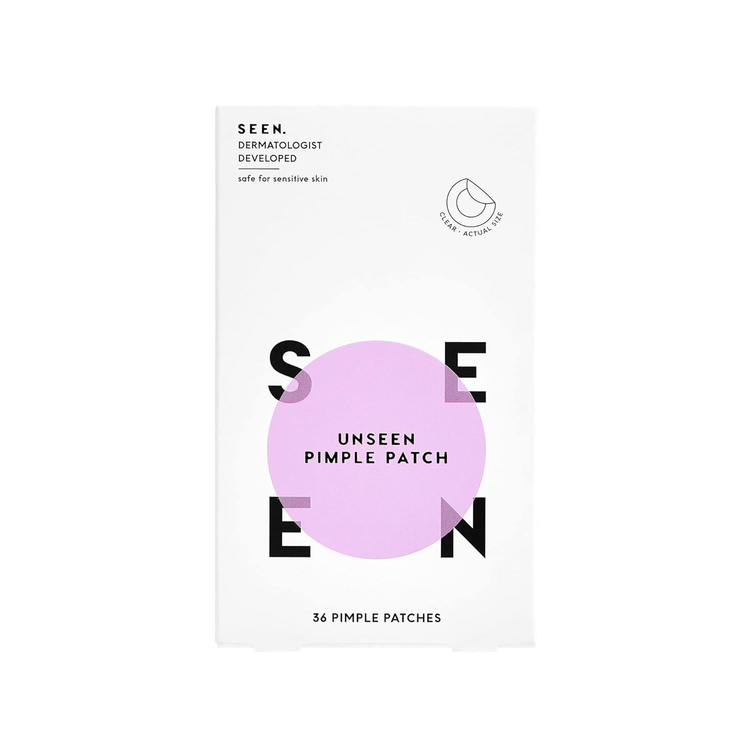 Seen Unseen Pimple Patch - Hydrocolloid And Bakuchiol Formulated Spot Treatment For Face And Skin- Dermatologist Developed- Safe For Sensitive & Acne Prone Skin